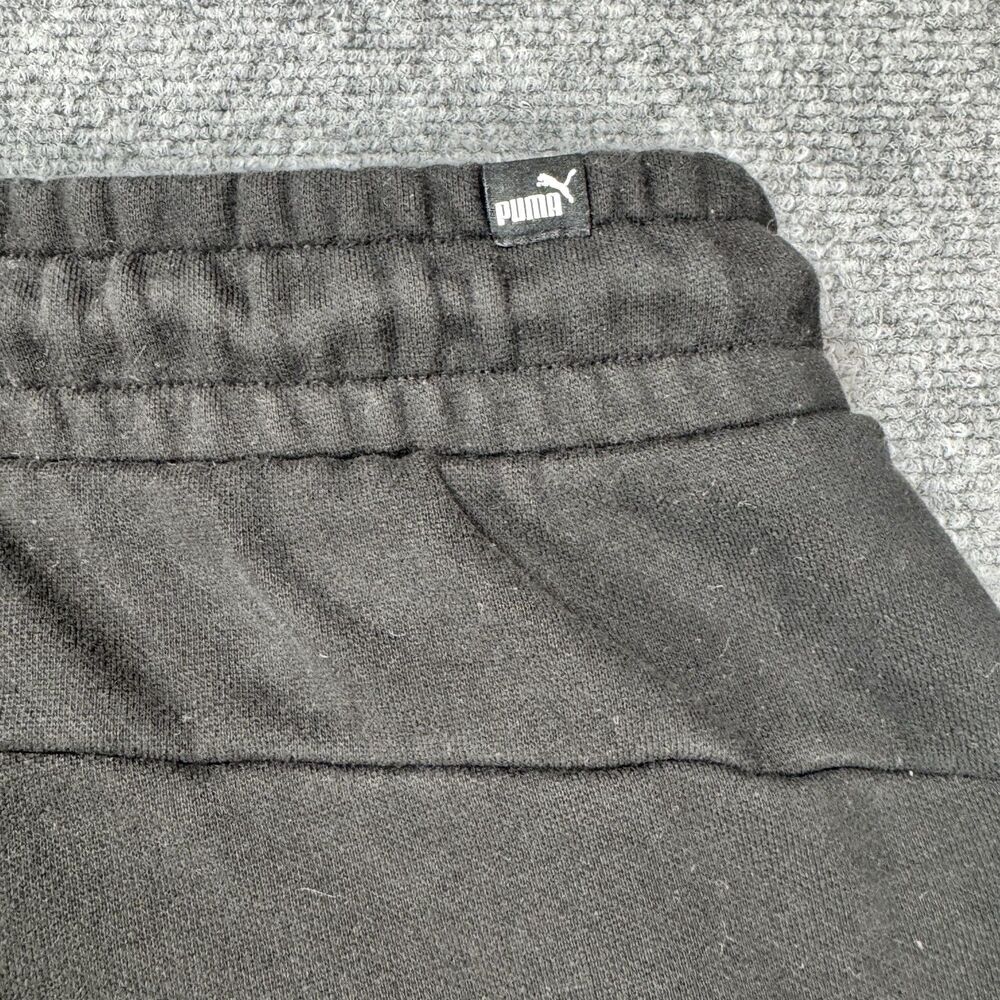 Puma Sweatpants Womens Medium Black Joggers Logo Athleisure Classic - Picture 8 of 8
